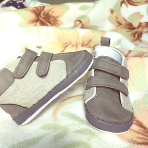 Gray high tops